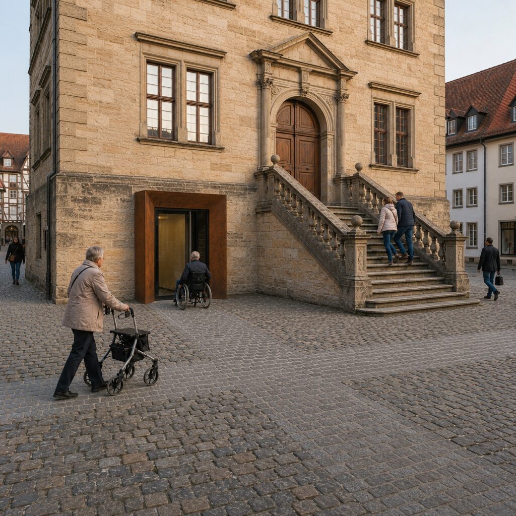 Barrierefreiheit im Denkmal: Wann der Bestand zählt und wann die Zugänglichkeit überwiegt (DE)